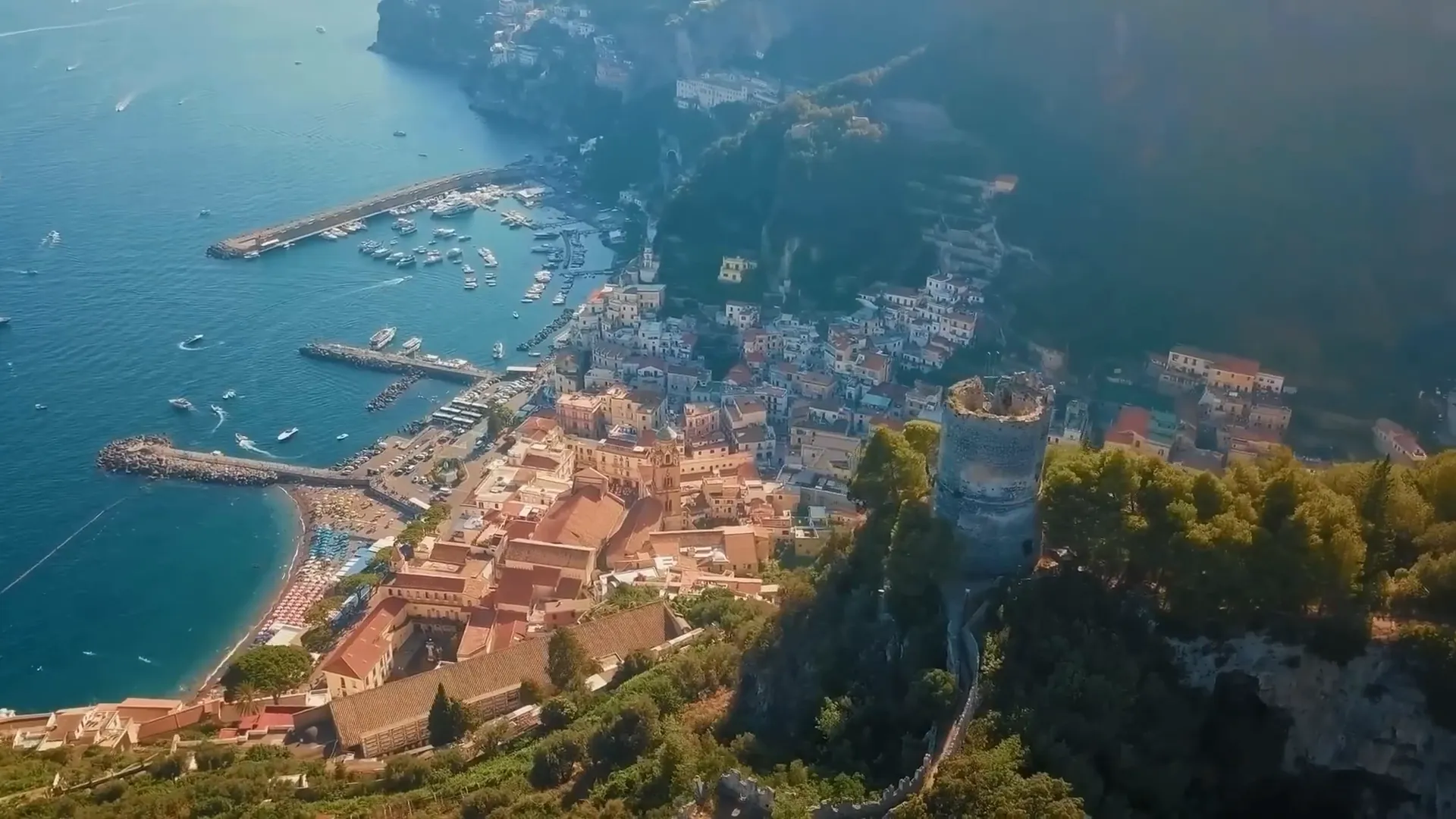 The stunning Amalfi Coast