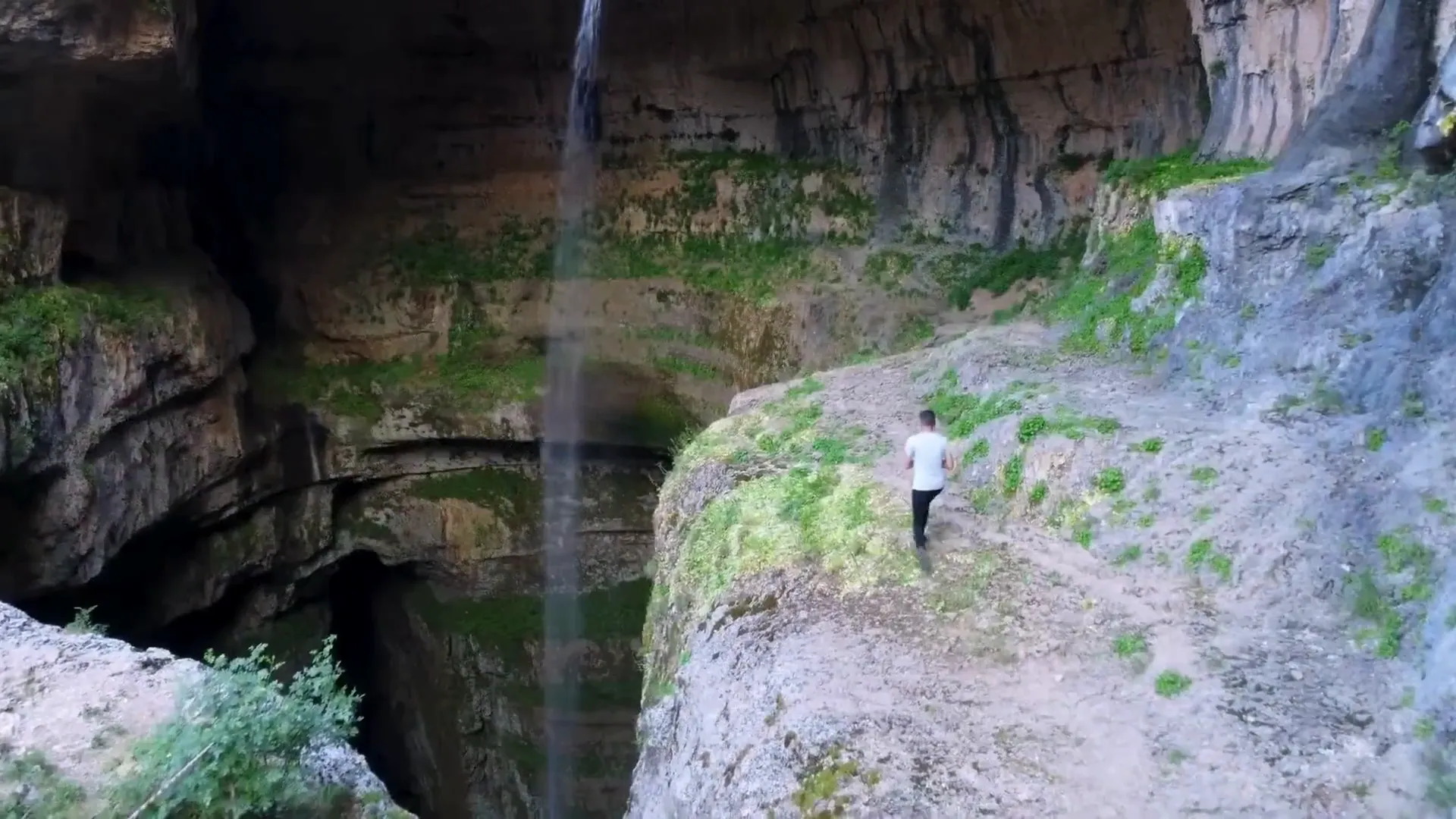 The stunning Baatara Gorge Waterfall